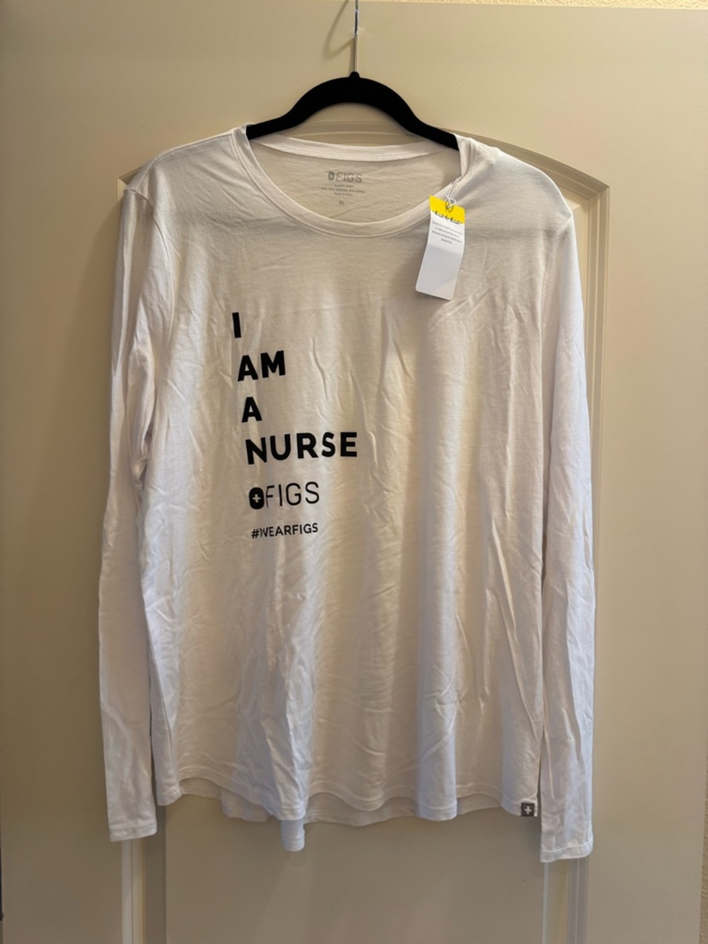 NWT Figs I am Nurse long sleeve